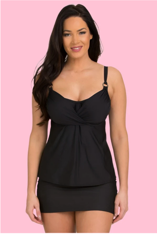 High Waist Skirted Bottom with Fold Down Band