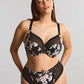 Bliss Black Floral Brazilian Panty