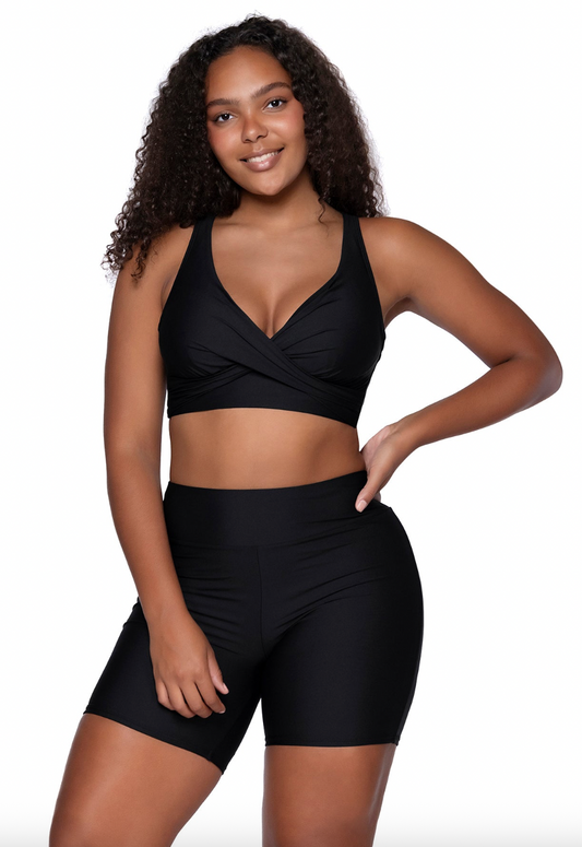 Sunsets Elsie Solid Tiered E/F/G Sizing Bikini Top
