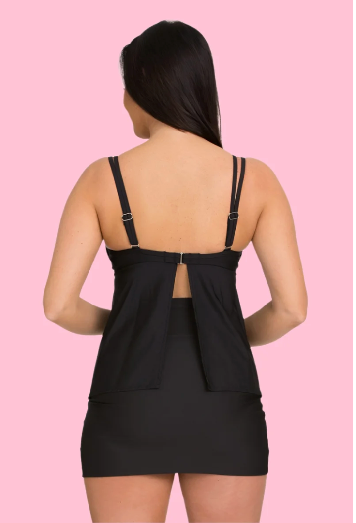 High Waist Skirted Bottom with Fold Down Band