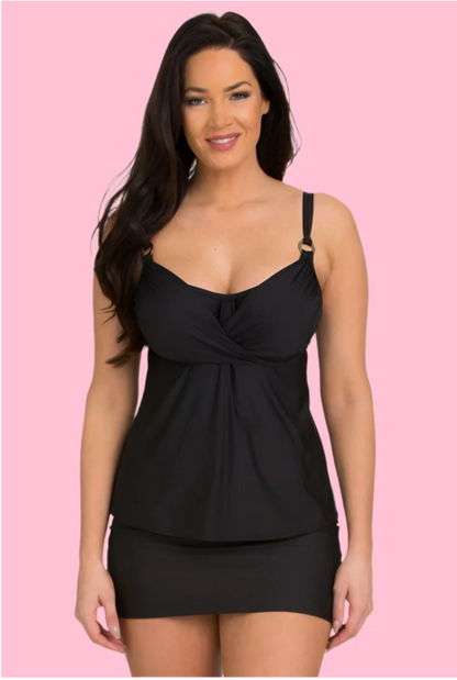 High Waist Skirted Bottom with Fold Down Band