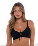 Sunsets Kauai Solid Bikini Top Tiered Sizing