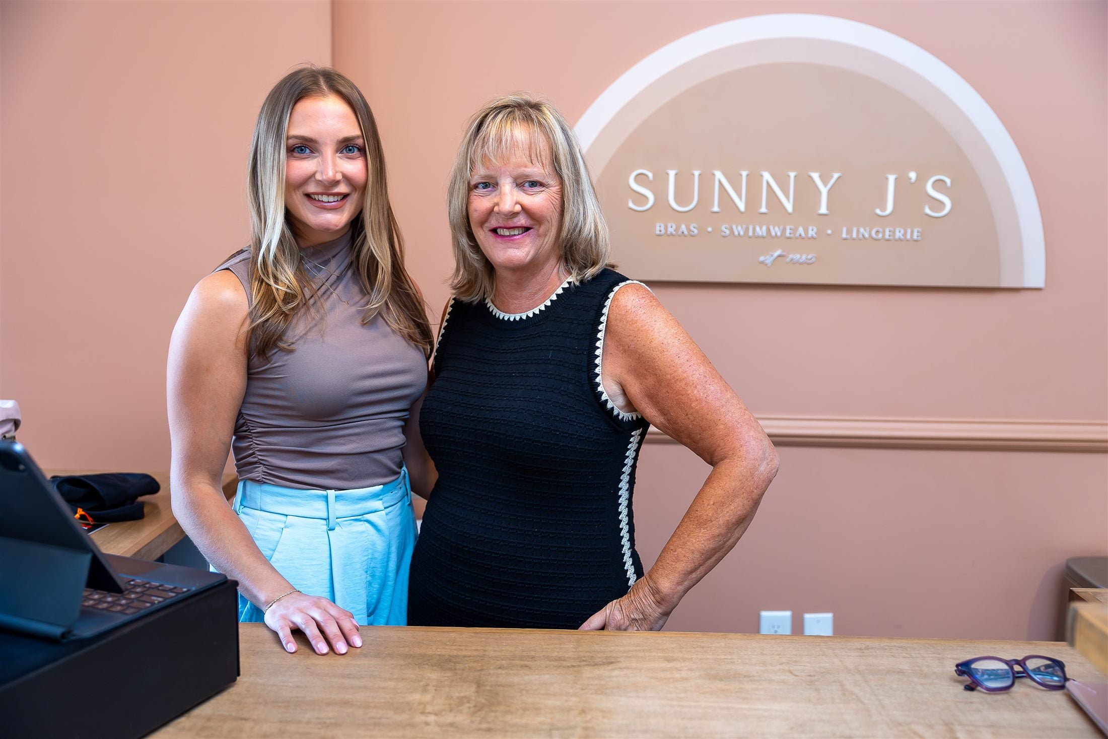 The women behind Sunny J's inside their boutique